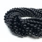 Onyks Kule 8mm Błysk Sznur 40 cm 