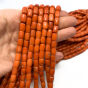 Koral Pomarańczowy Oliwka 7x10 mm Wałek - 2
