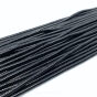 Hematyt Walec 3x1 mm Czarny Błysk - 3