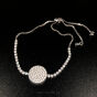 Chain Silver 925 OVAL ROLO flattened DECORATED, price for 10cm - 2