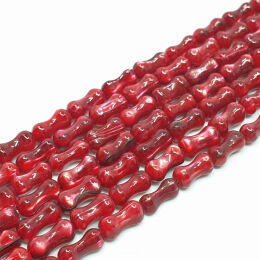 Masa Perłowa Patyczki 10x5 mm Czerwony