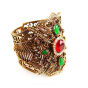 Bracelet Ottoman Style Wide Snap  - 2