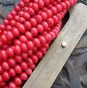 Koral Czerwony Oponka ok 8x6 / 7 x6 mm - 2