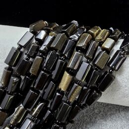 Obsydian Złocisty Słupek 8x13 mm