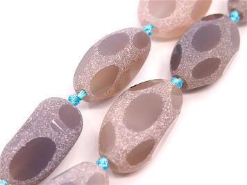 Chalcedon Stopniowany Oliwka 15x22-23x34 mm